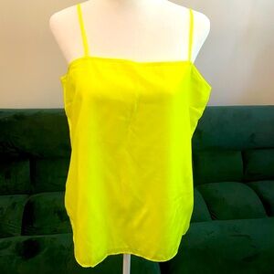 Neon, adjustable strap tank top